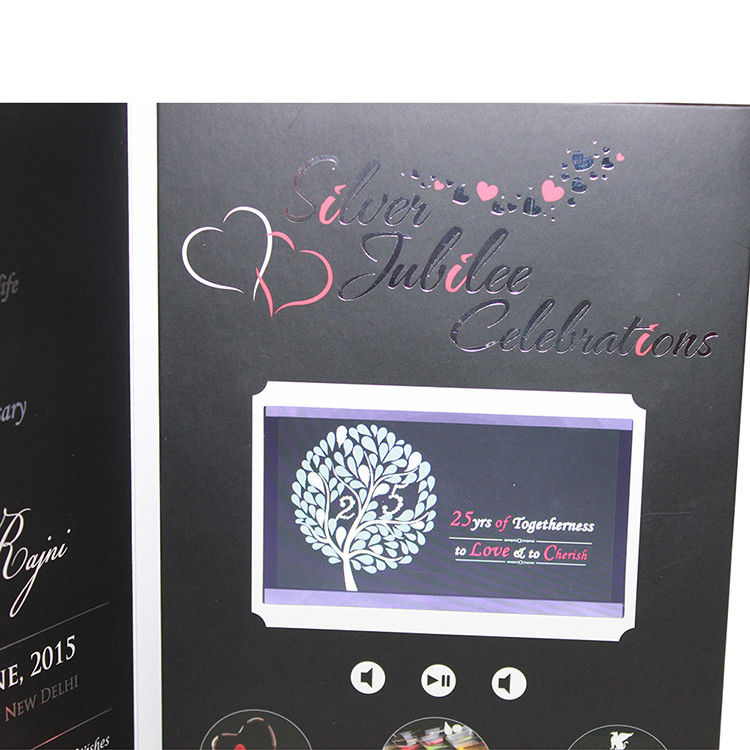 VIF Free Sample Limited Buttons function lcd video business cards Full colors digital lcd video mailer