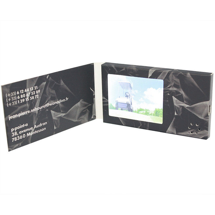 Light Sensor 2.4 Inch LCD Video Brochure 128M USB Connection With Li - Battery