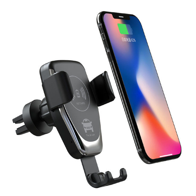 Automatic Clamping Wireless Phone Charger 10W/7.5W Fast Charging Air Vent Motorized