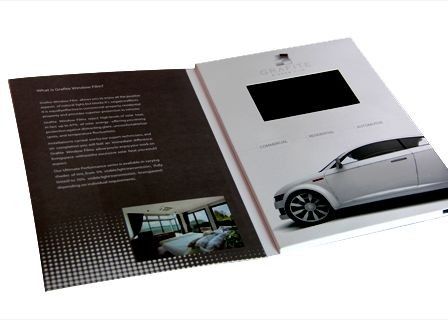 Custom car Business Promotional Gift Video Brochure Card with Wifi