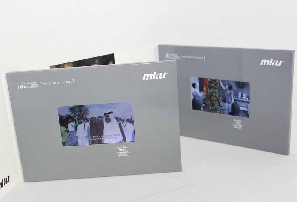 promotion lcd video business cards for opening veremonies / company intruction , 1G / 2G / 4G / 8G