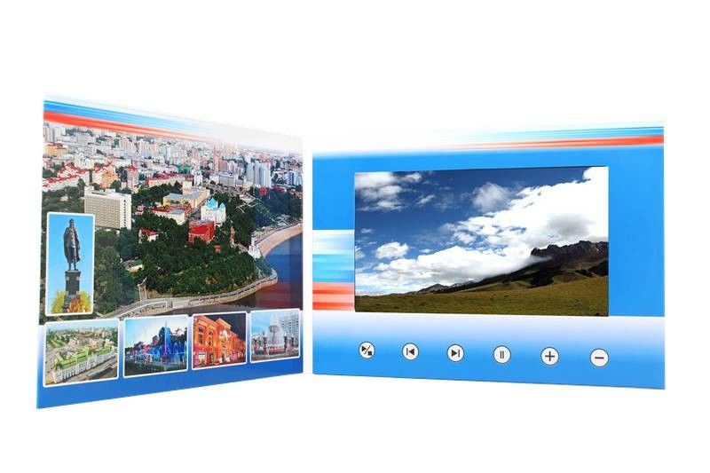 4.3 TFT LCD screen lcd video business cards for fair display , OEM / ODM