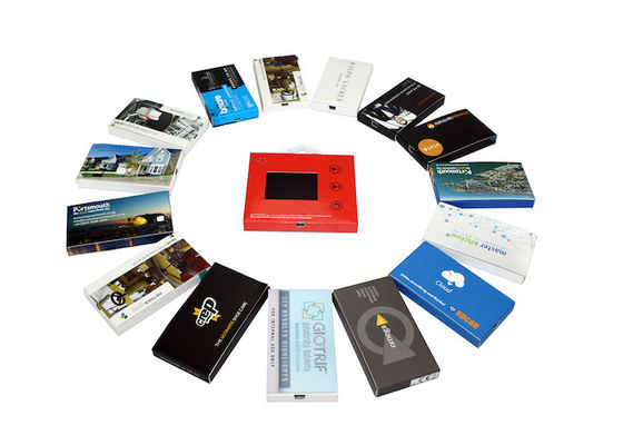Automatic lcd video brochure card for holiday greetings , 1G / 2G lcd video mailer