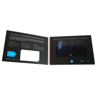Events Video Invitation Card LCD Digital Brochure Plus Printing 128MB-8GB Memory